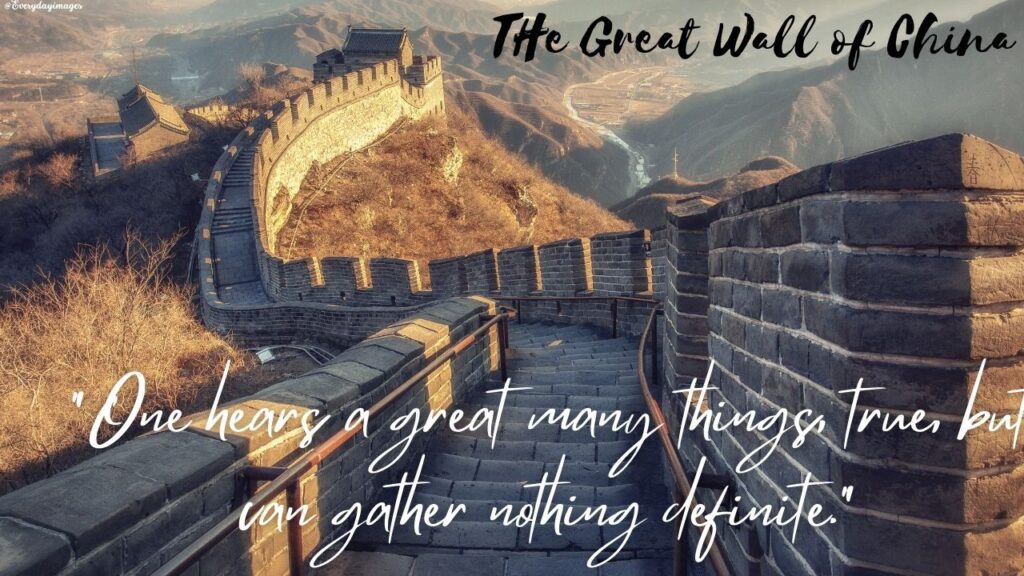 Great wall of china quotes
