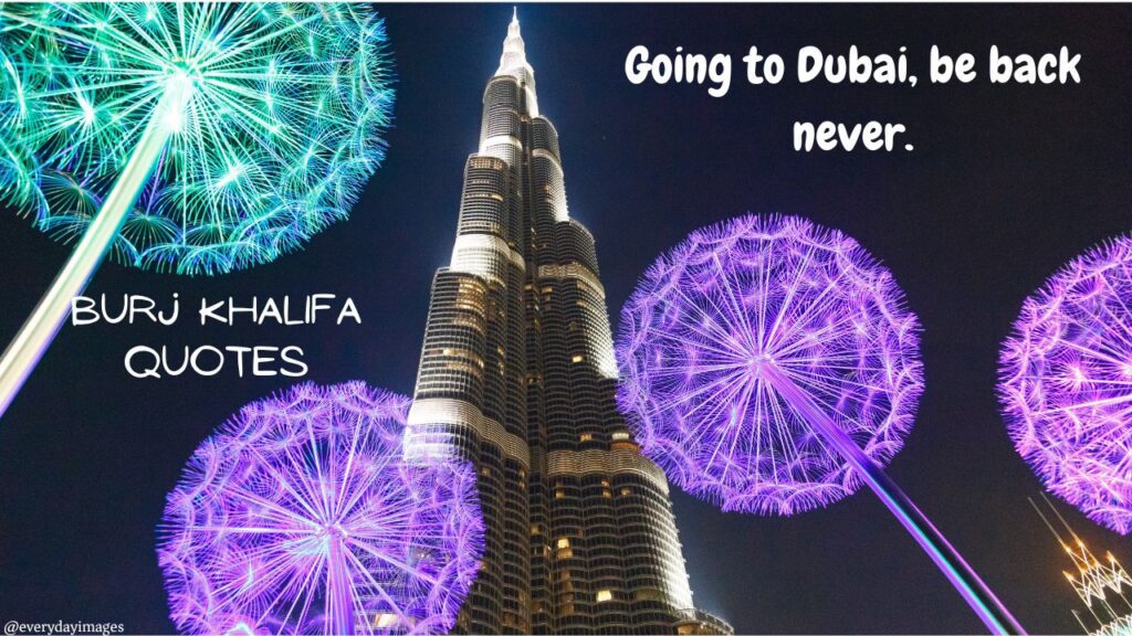 Caption For Dubai trip