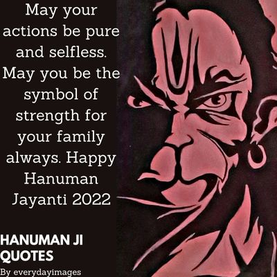 Quotes on Hanuman ji