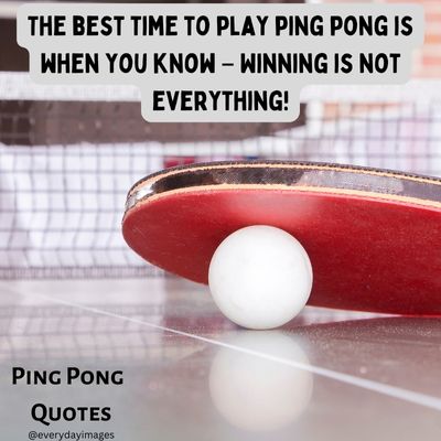 Funny Table Tennis Quotes