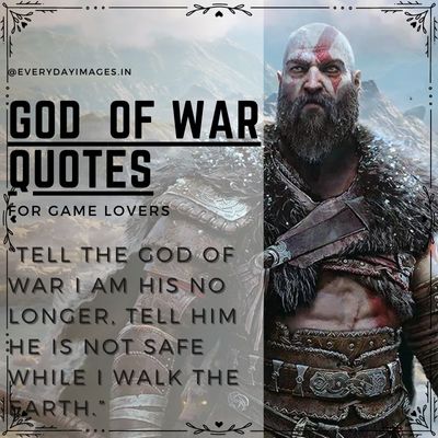 Kratos Quotes God of War 4