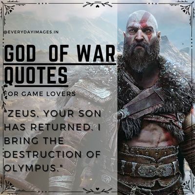 Kratos Inspirational Quotes
