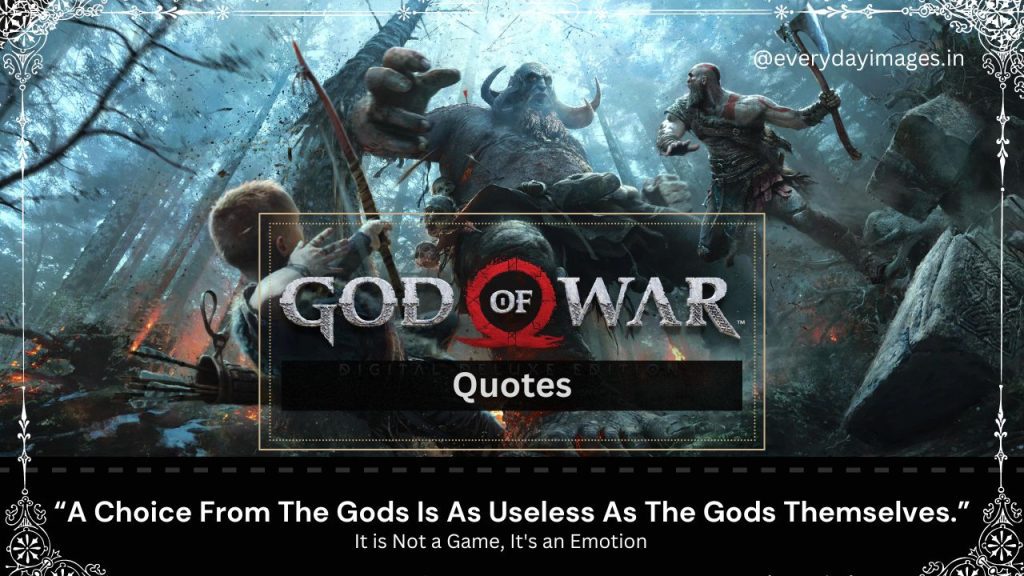 GOD Of War Quotes