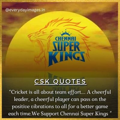 Chennai super kings quotes