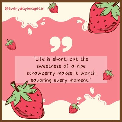 Strawberries Captions