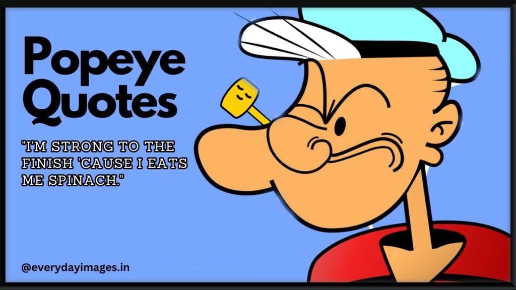 Popeye Quotes