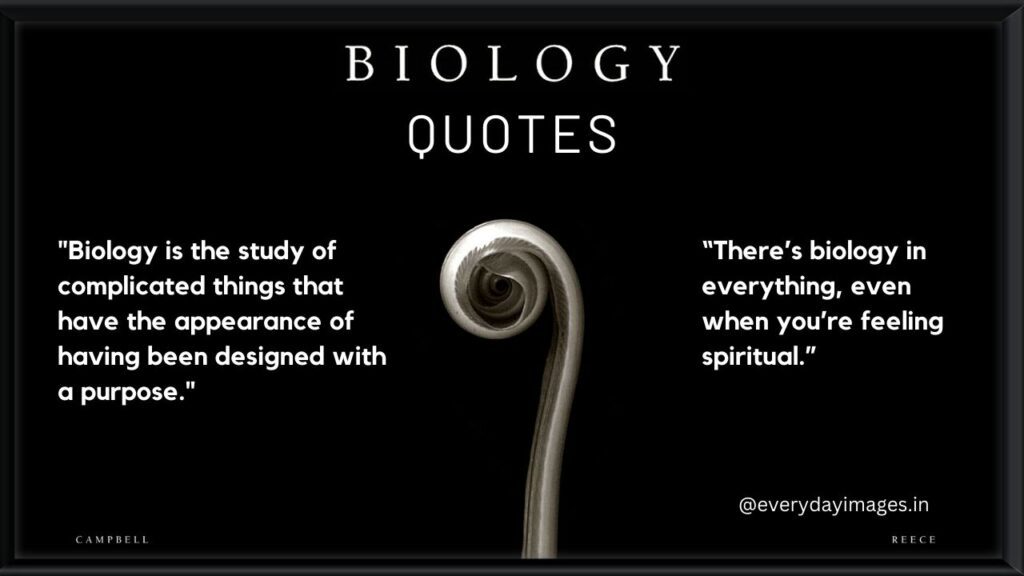Biology quotes