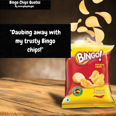 Bingo Chips Sayings