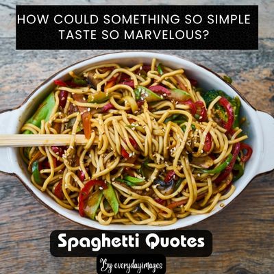 Quotes about Spaghetti