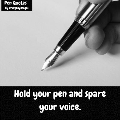 Cute pen sayings