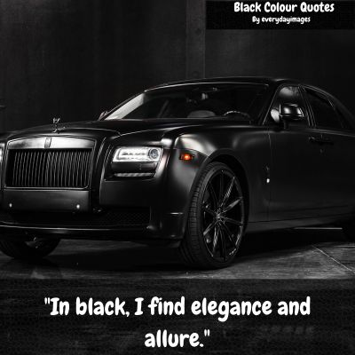 Black Color Short Quotes