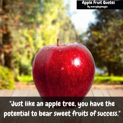 Motivational Apple Fruit Quotes