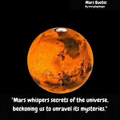 Mars Sayings