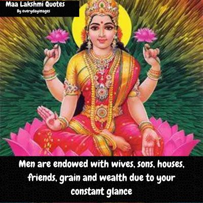 Inspirational Mata Laxmi Quotes