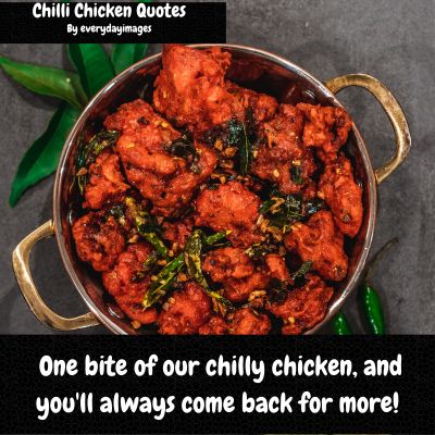Tasty Chilli Chicken Slogans