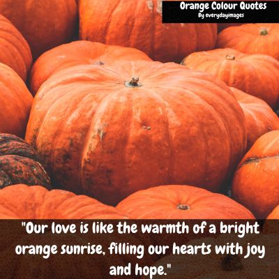 Orange Color Love Quotes
