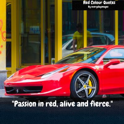 Red Color Short Quotes