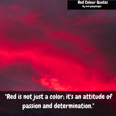 Red color Quotes