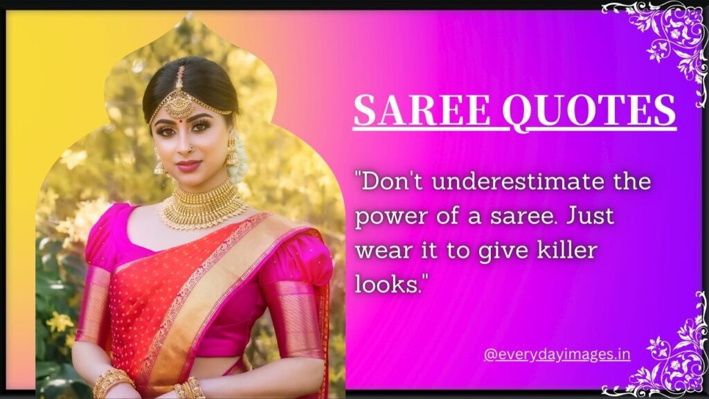 Saree Quotes