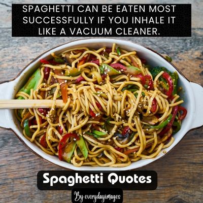 Spaghetti sayings