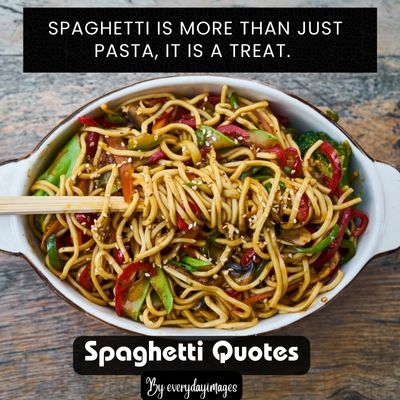 Funny Spaghetti Quotes & Captions