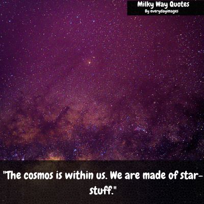 Famous Milky Way Quotes
