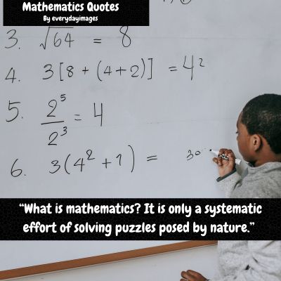 Mathematics quotes about life 