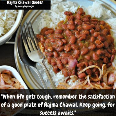 Motivational Rajma Chawal Quotes