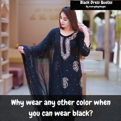 Famous Black Dress Quotes