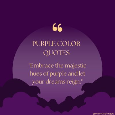 Purple Color Quotes For Instagram