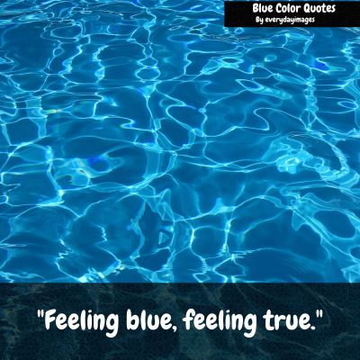 Blue Color Short Quotes