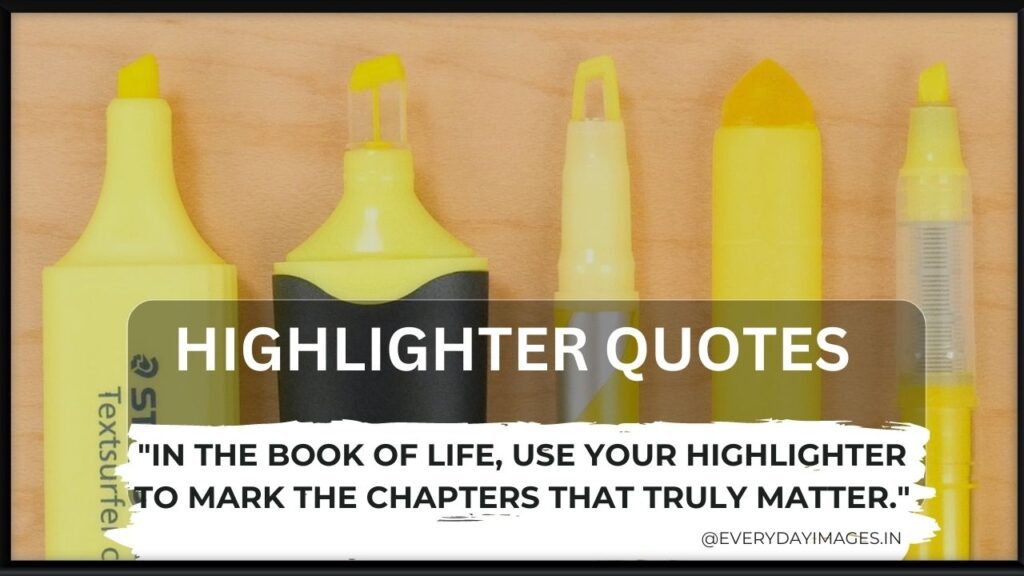 Highlighter quotes
