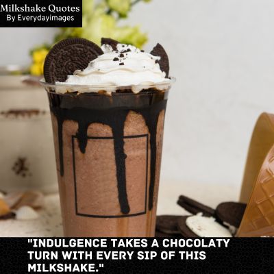 Chocolate Milkshake Quotes
