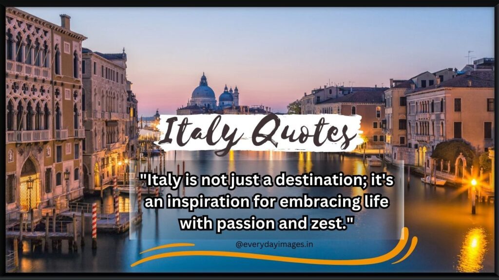 Italy Quotes