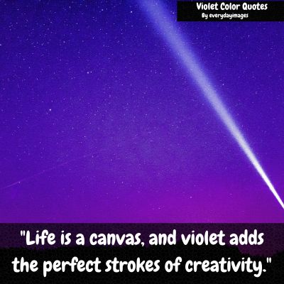 Violet Color Quotes About Life