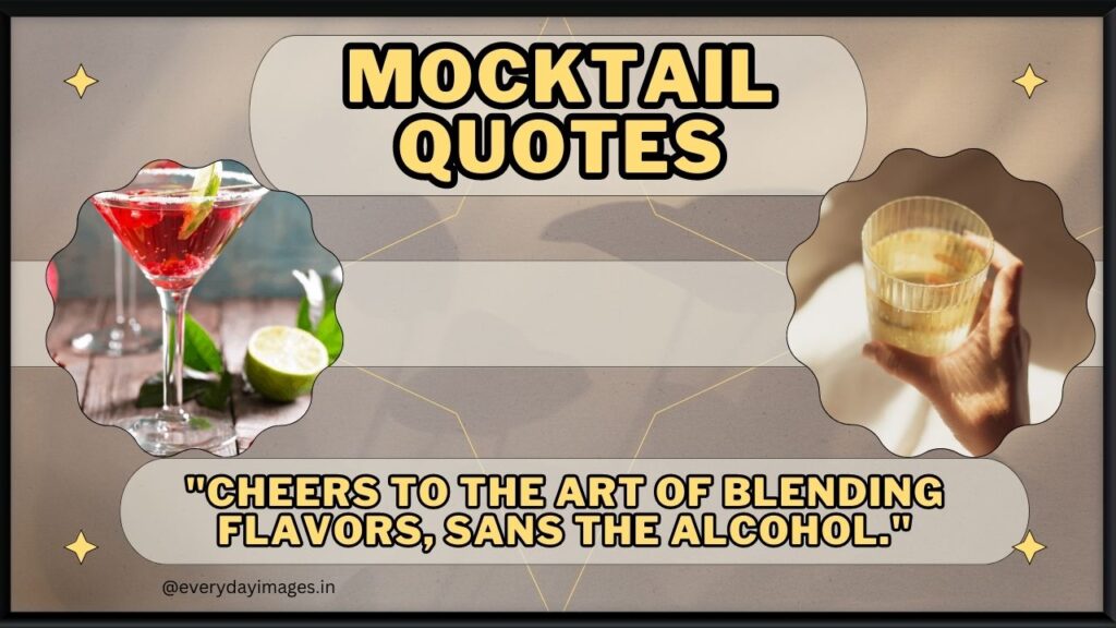 Mocktail Quotes
