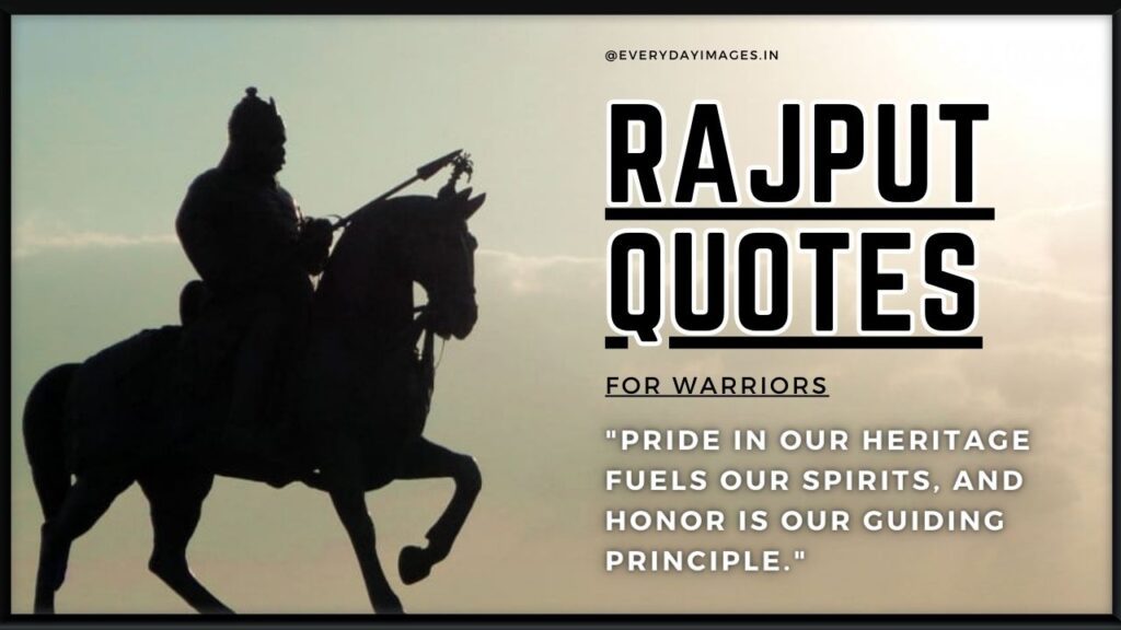 Rajput Quotes