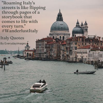 Italy Quotes For Tourists