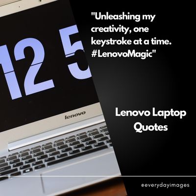 Lenovo Laptop Captions