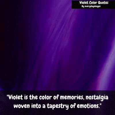 Violet Color Quotes