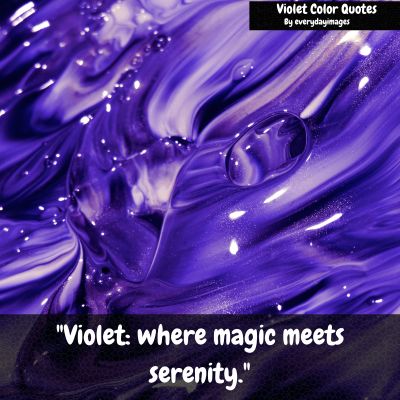 Short Violet Color Quotes